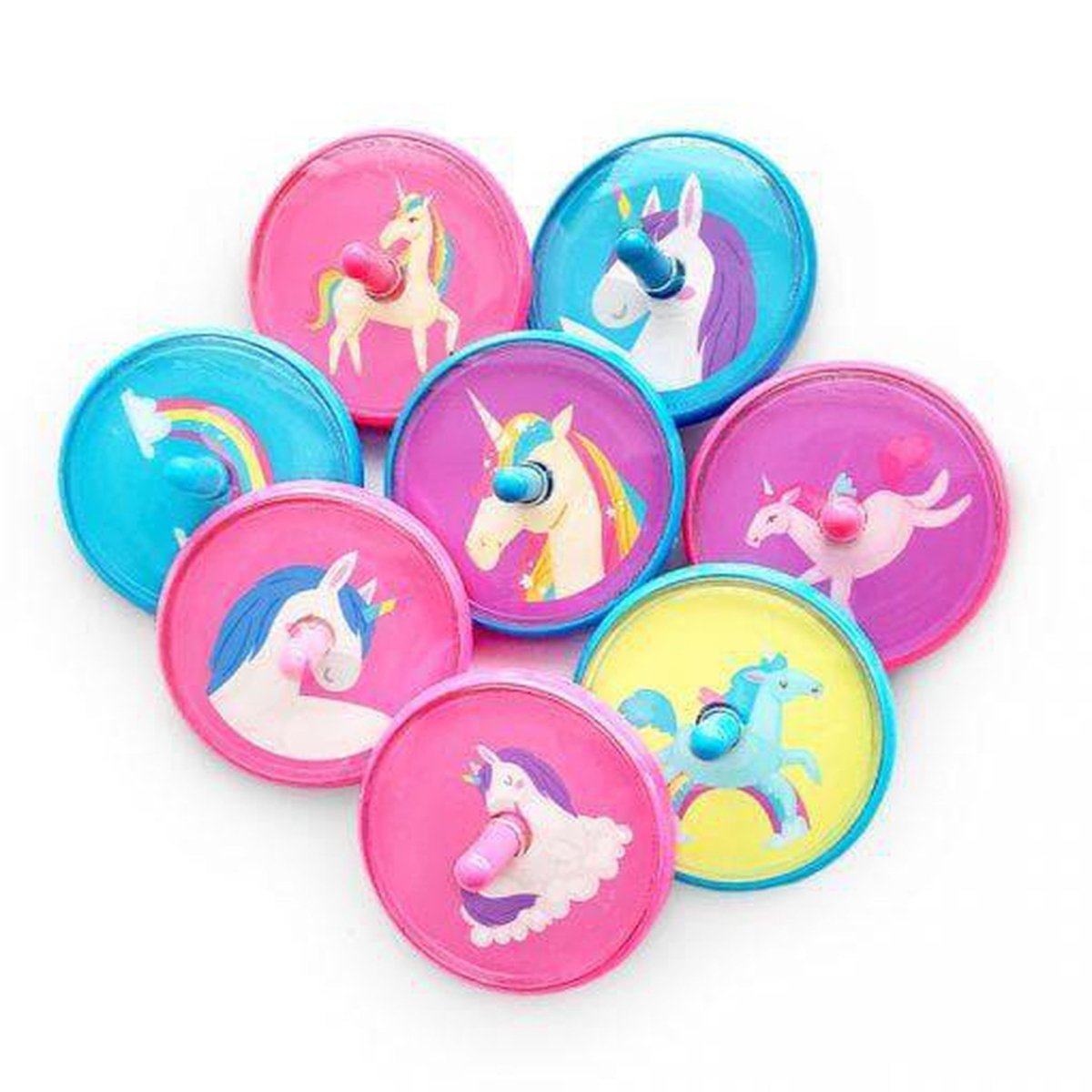 Unicorn Mini Spinning Tops - PoundToys